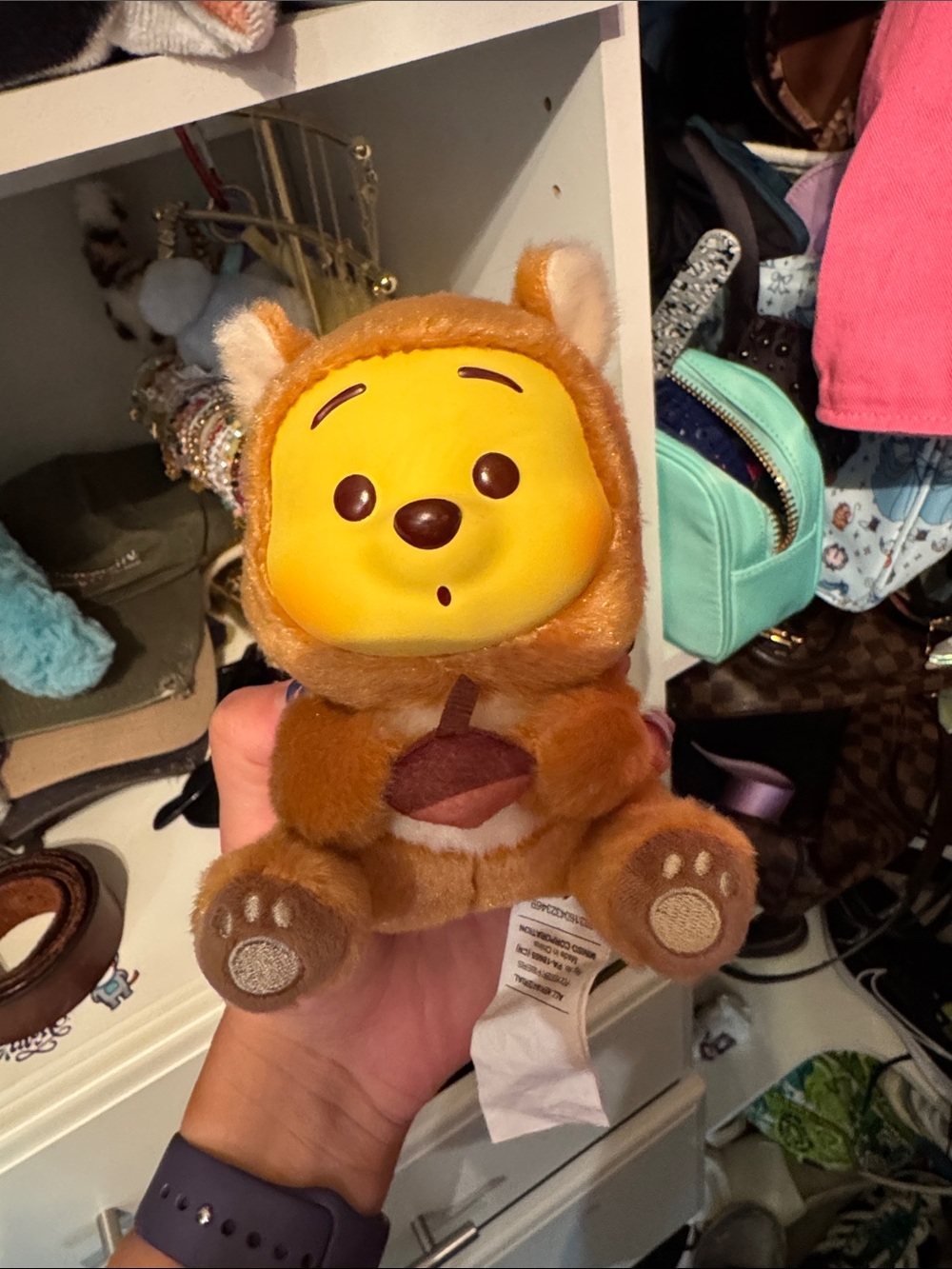 Miniso Winnie the Pooh Plush Keychain